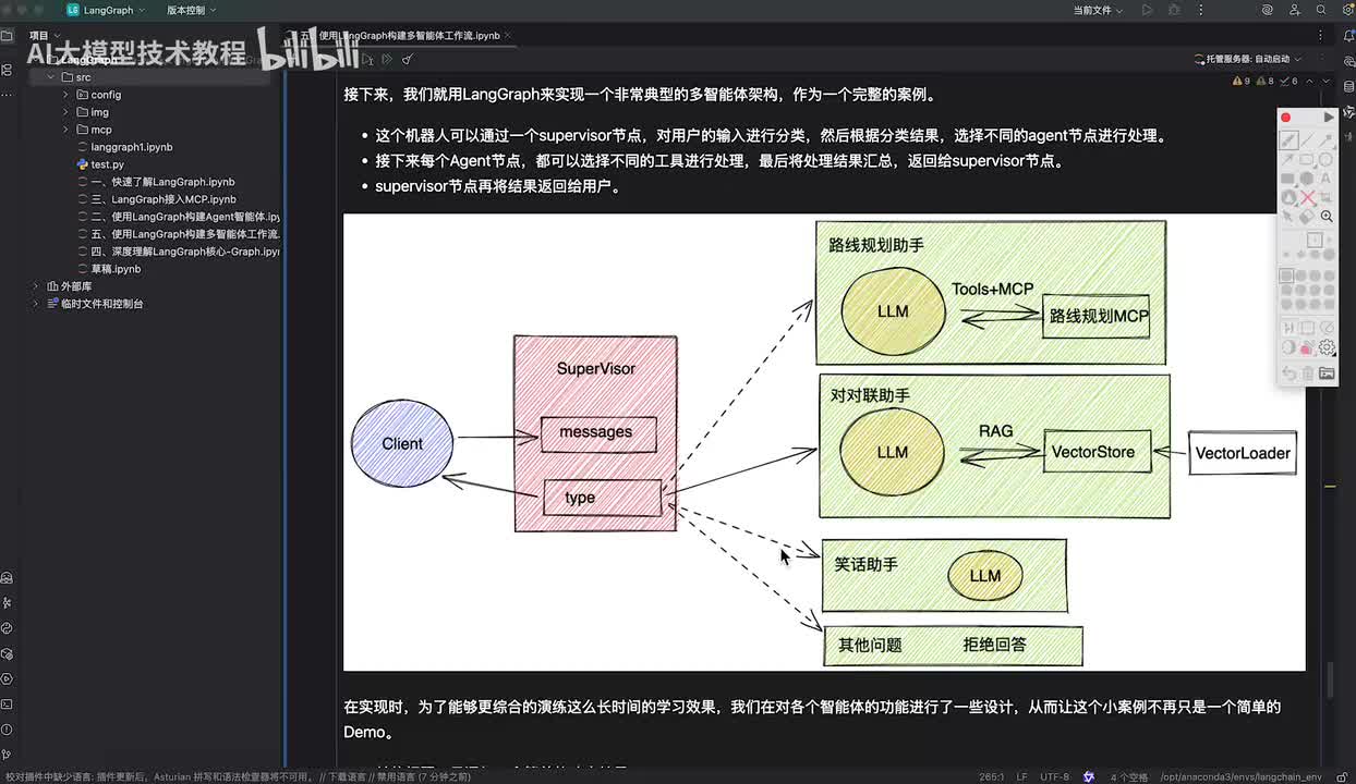 langgraph8-零帧起手，实现多智能体工作流