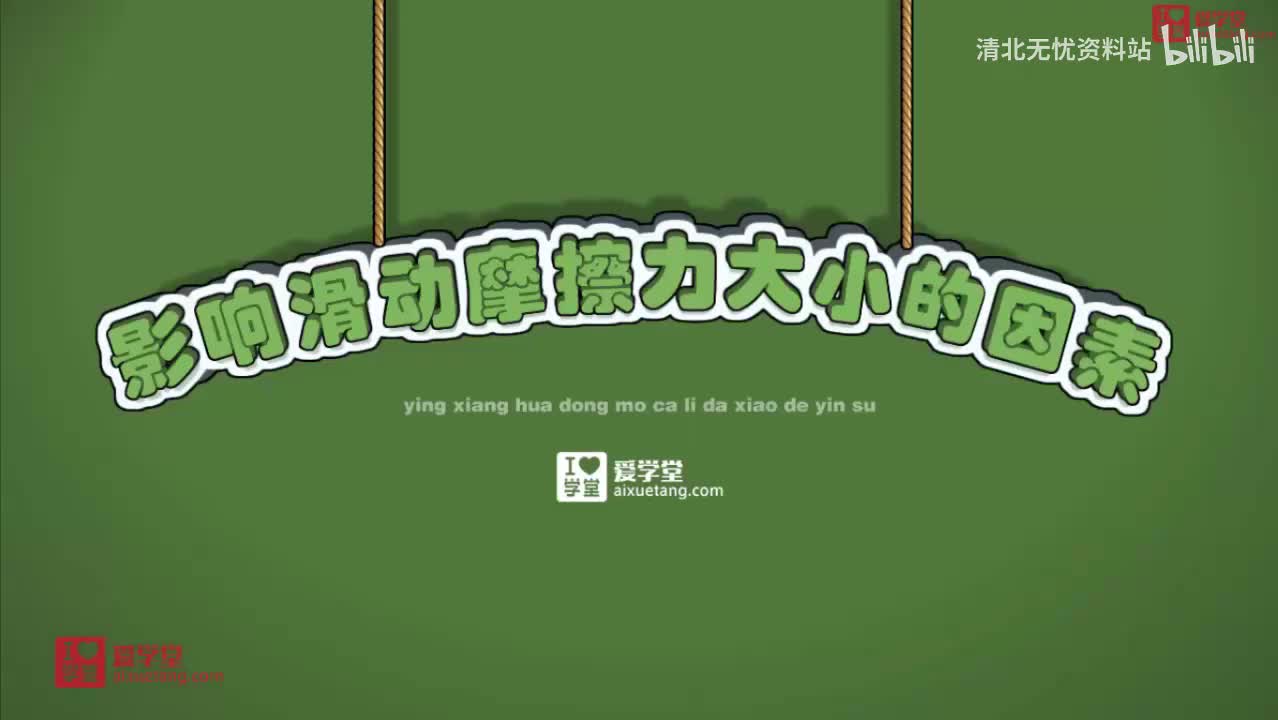 17.7滑动摩擦力受什么影响(上）