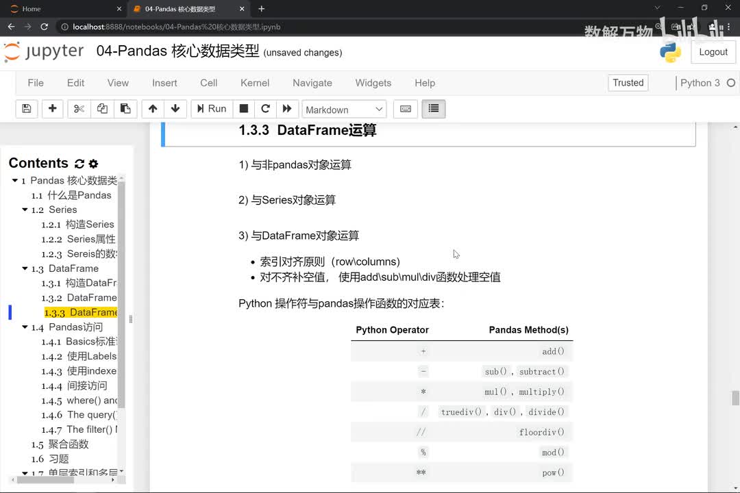 10-DataFrame运算（一）