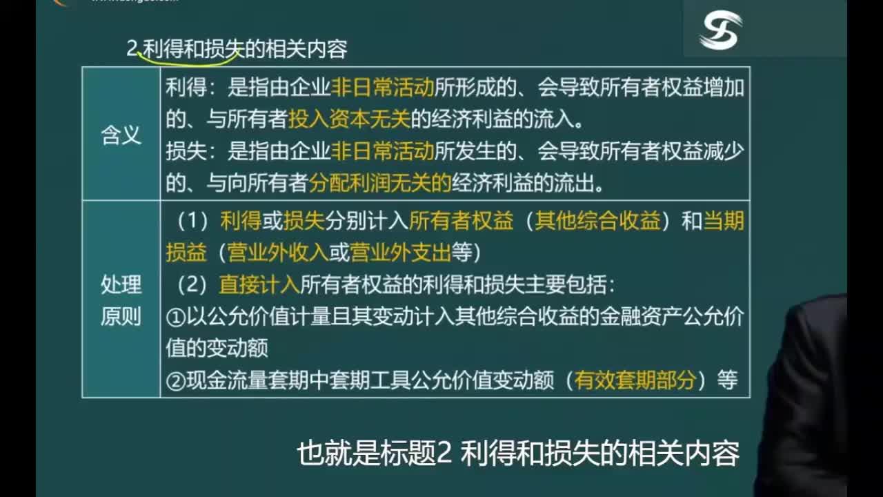 第3讲 企业会计要素及其确认条件（2），会计信息质量要求