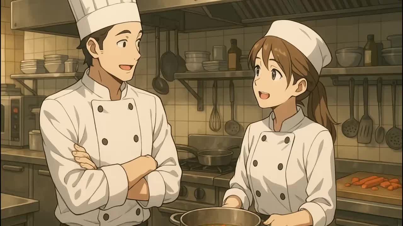 12- Short French Dialogues for Beginners Learn French Cooking (A1–A2)