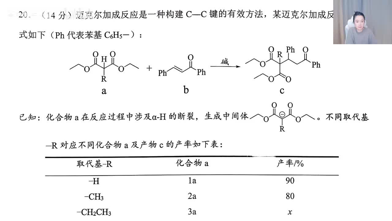 2026广东佛山一模 20 有机合成大题