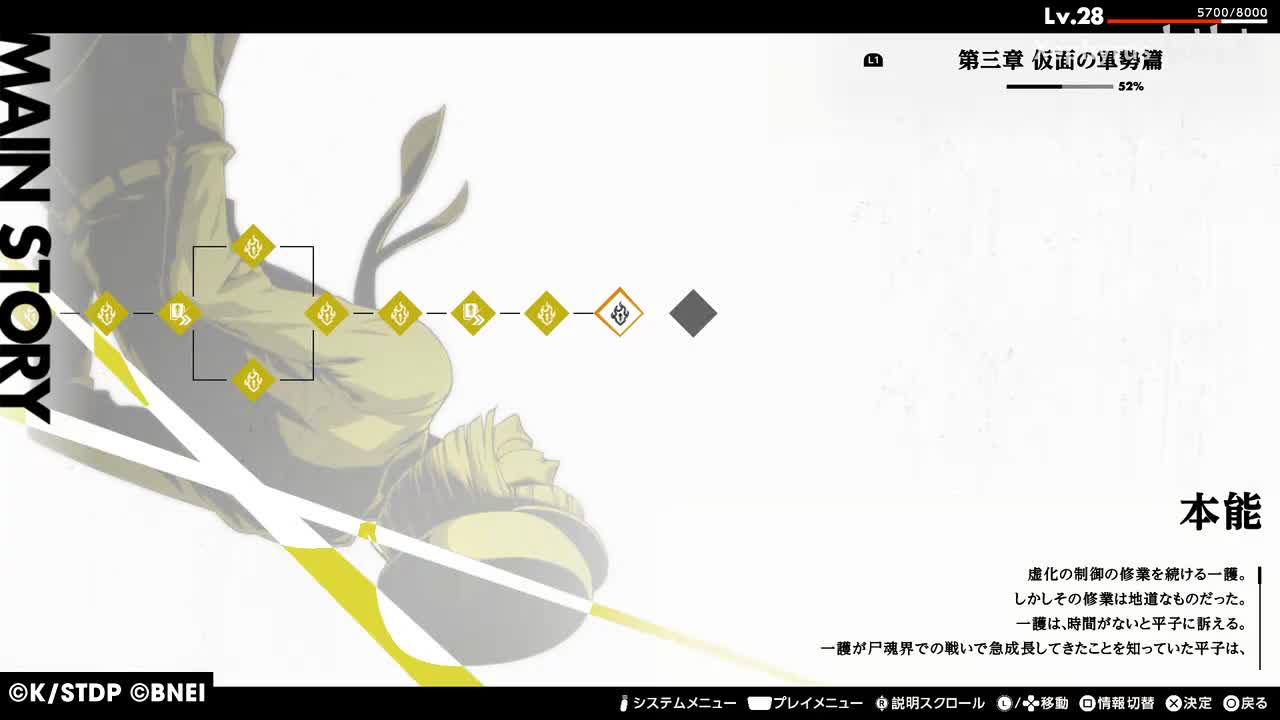 【第三章 仮面の軍勢篇】本能