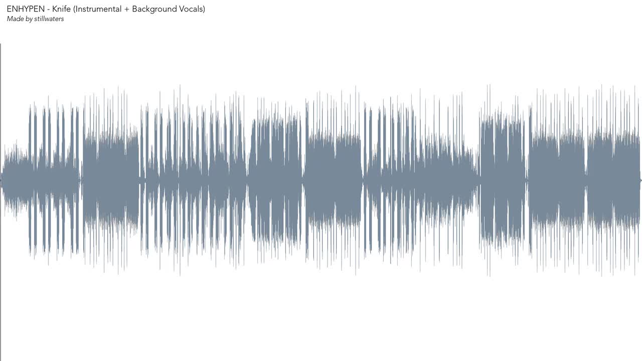 Knife (Instrumental + Background Vocals)