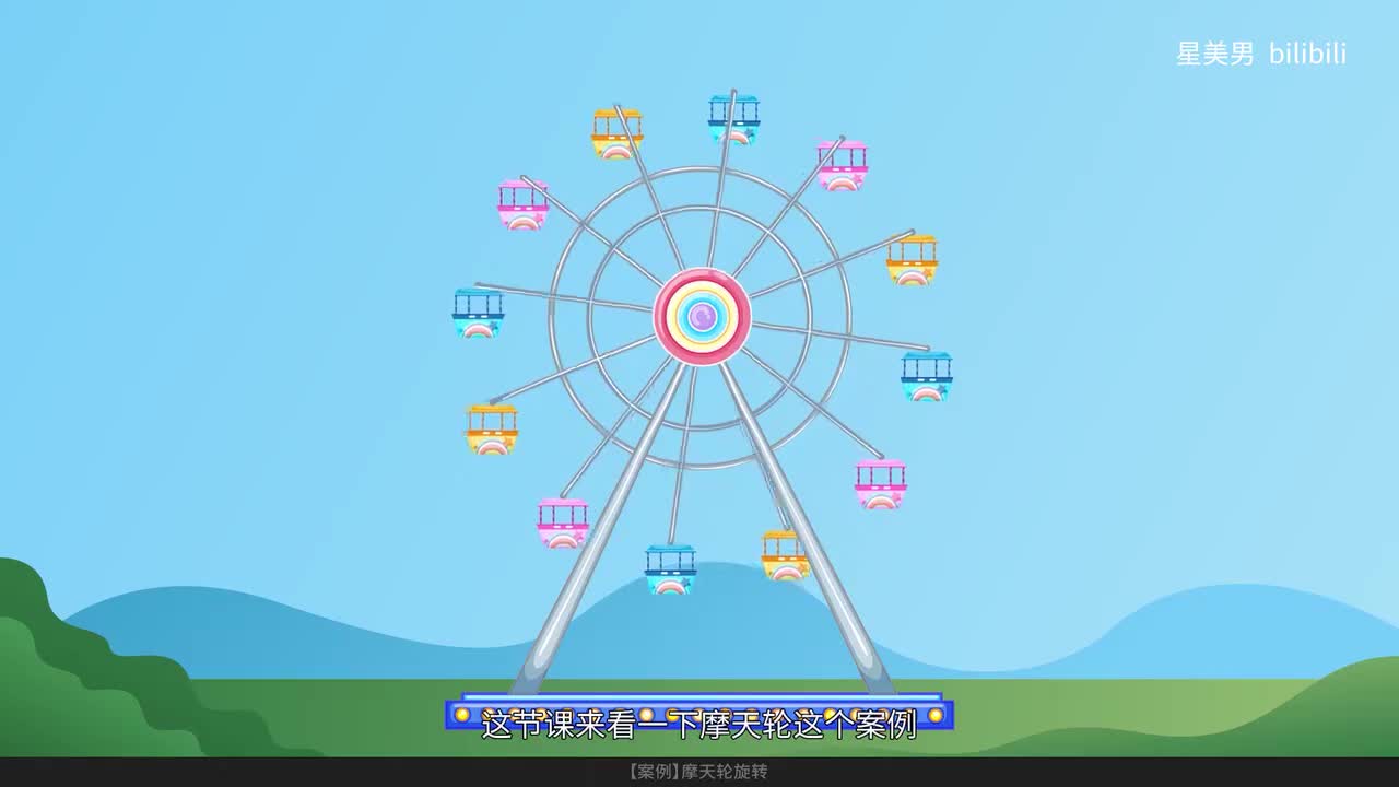 107.【案例】摩天轮旋转