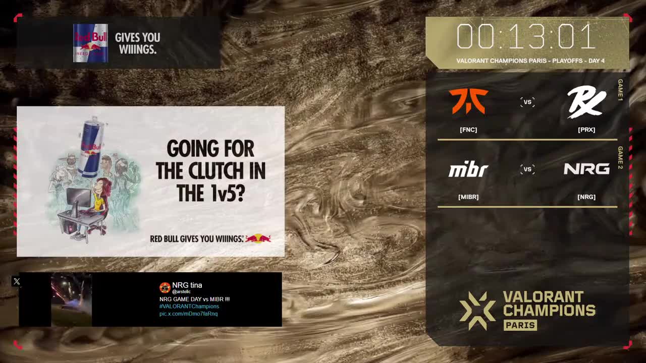 英｜D4｜FNC vs PRX｜NRG vs MIBR