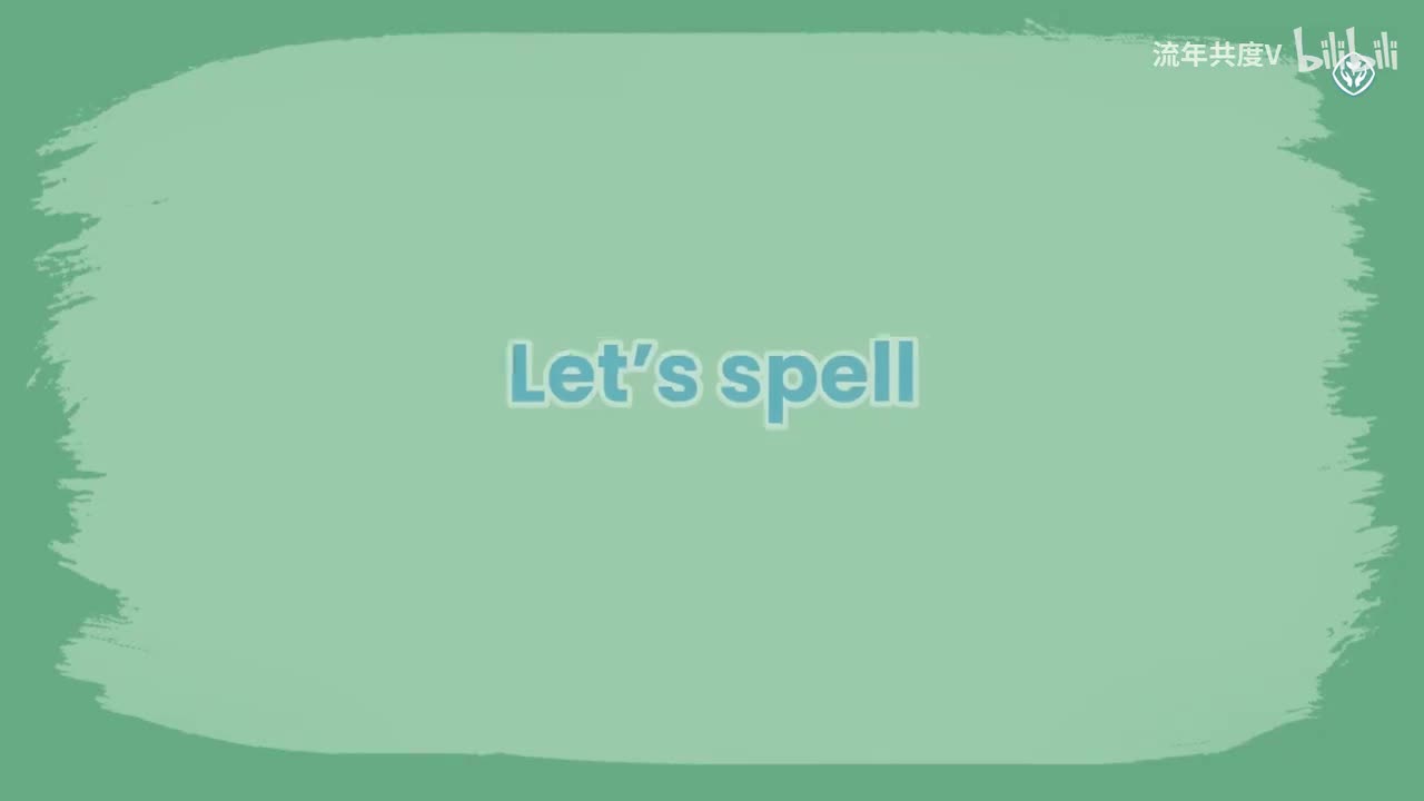 Unit 3 A Let's spell