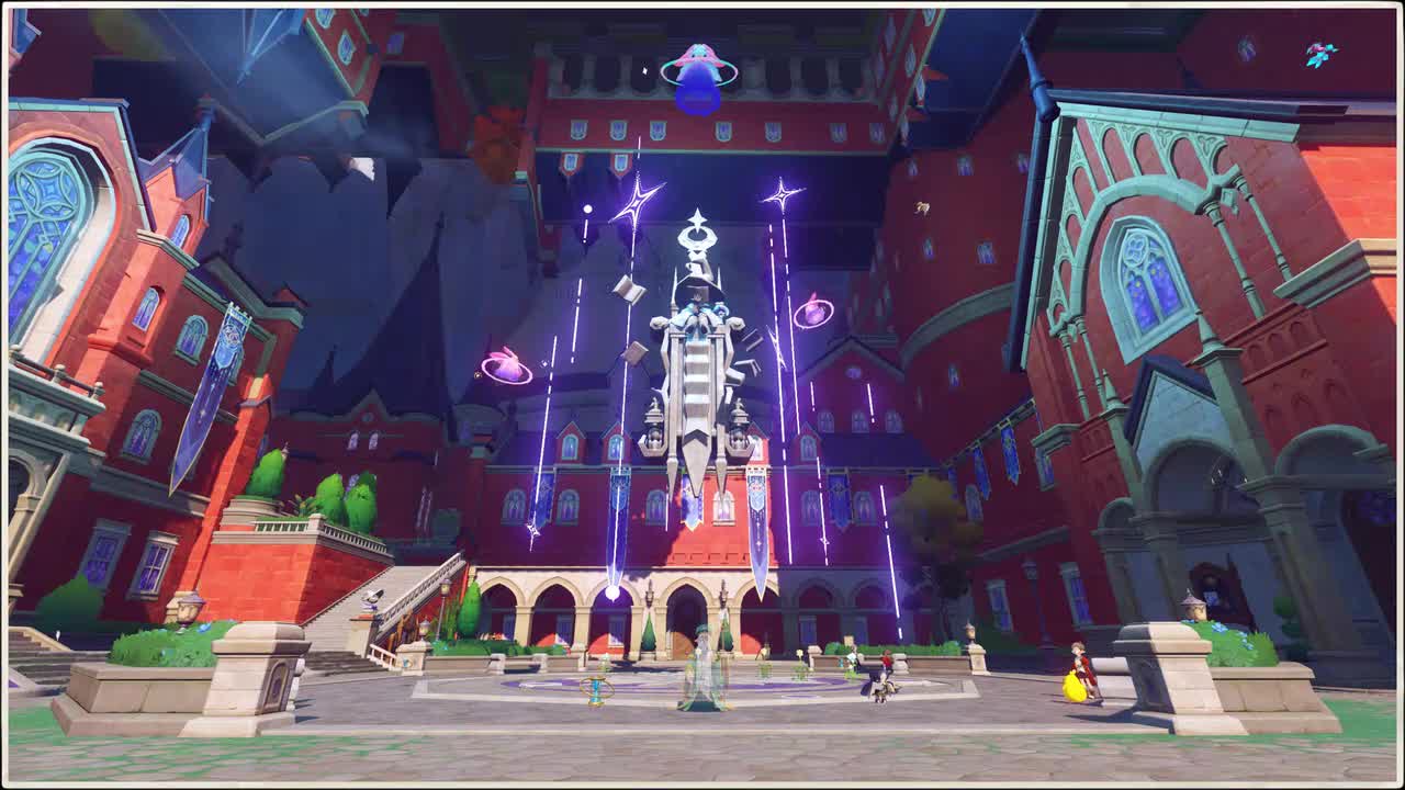 场景-魔法学院-仪式广场-昼（来吧，年轻的魔法师）