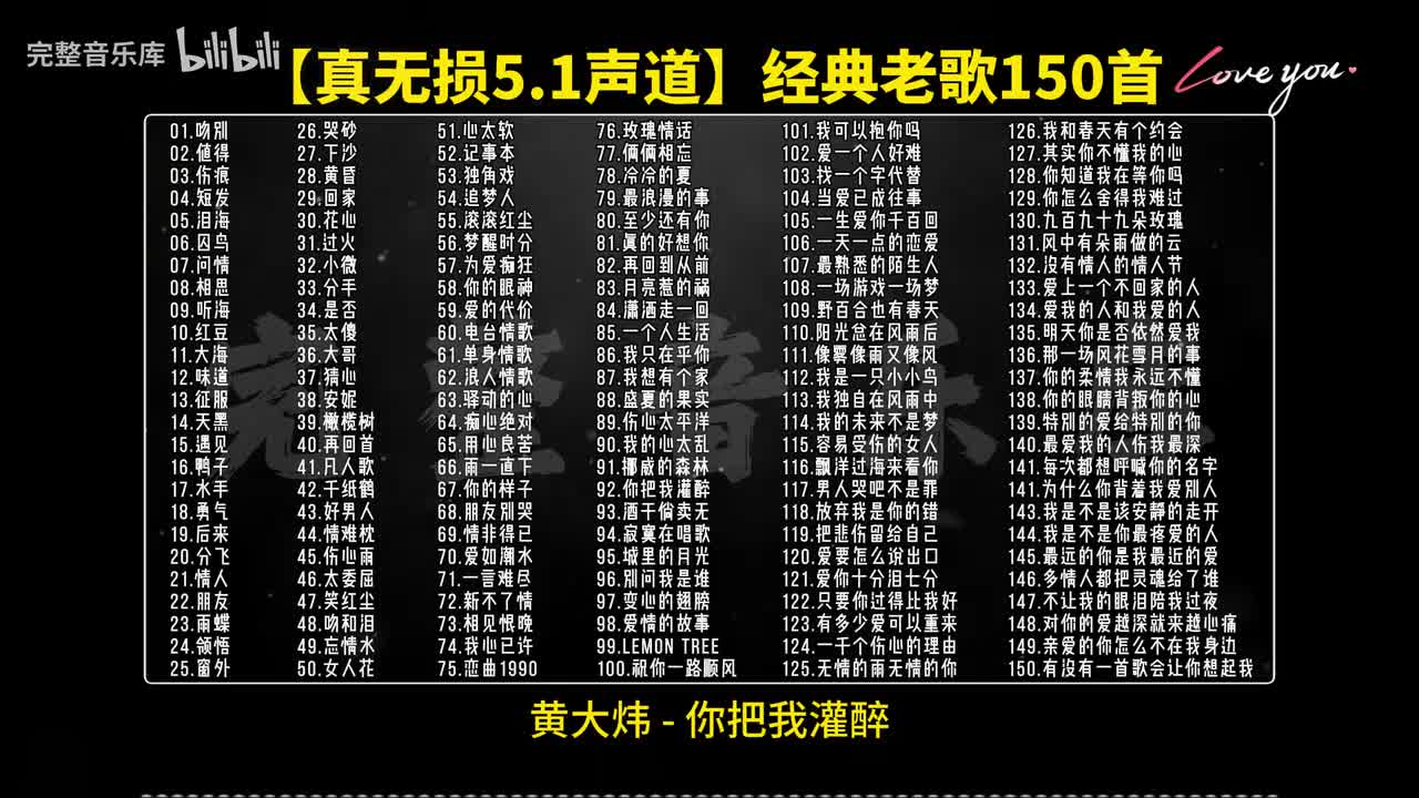92.黄大炜 - 你把我灌醉