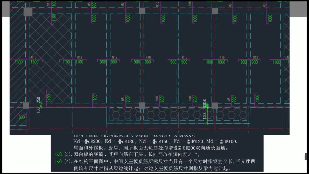 第四章：板结构篇-第四章第6节：板面贯通筋的连接