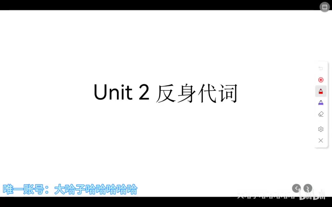 U2语法：反身代词