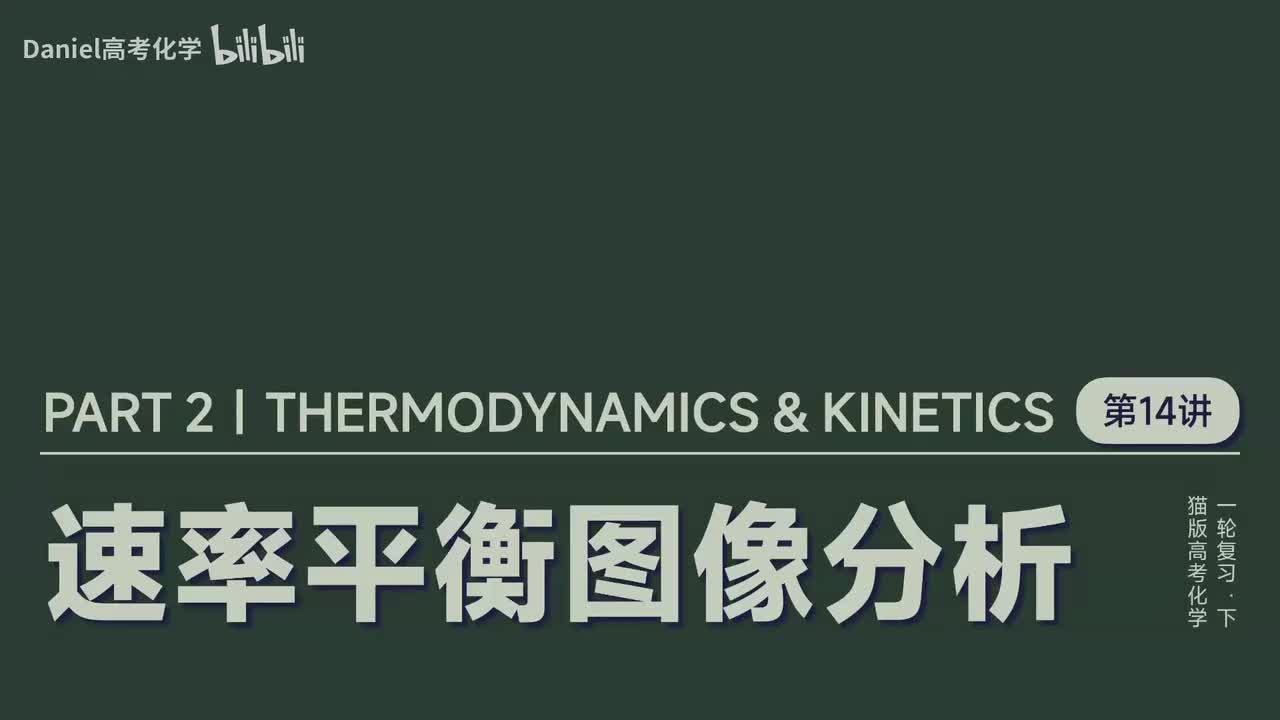 【速率平衡】14 速率平衡图像分析