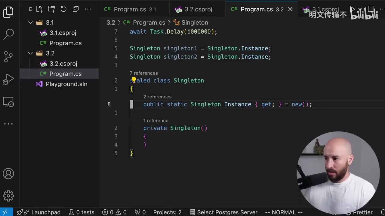 C#设计模式：单例_05. 支持懒加载的基础单例实现