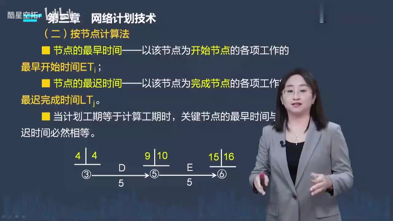 第09讲【进度控制】　按节点计算法