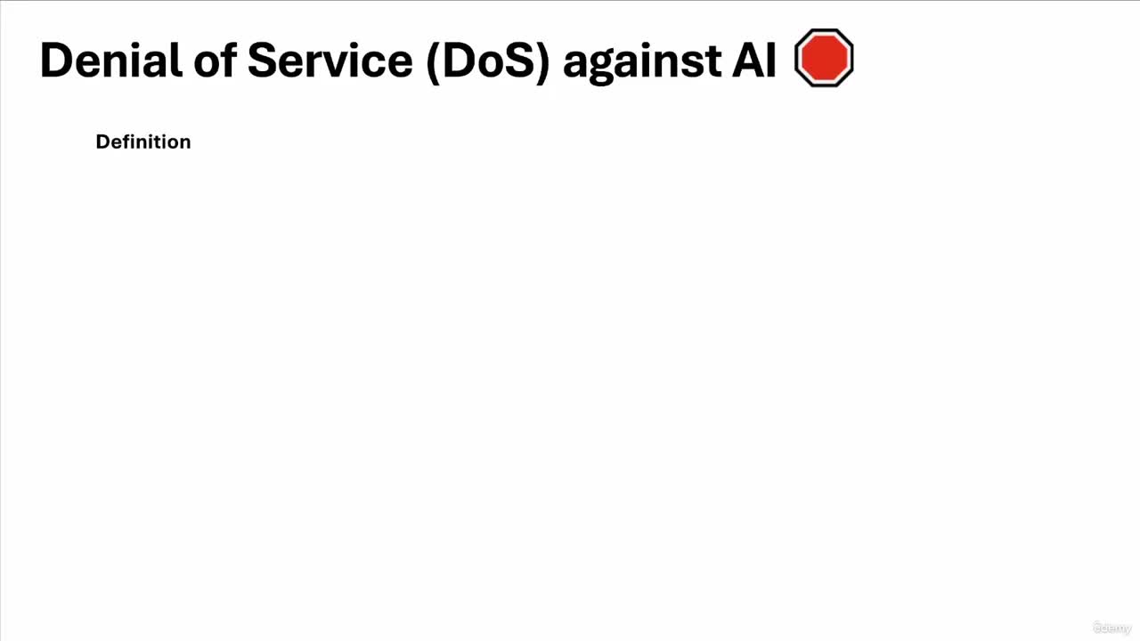 M9-8 - 针对AI模型的DoS攻击
