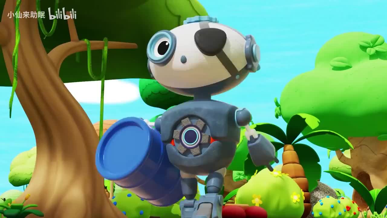 69.挖掘机把破掉的油桶捞起来，清理河道