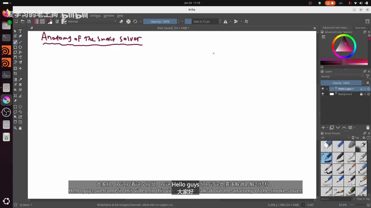 3.1.Simple.Smoke.Solver.Anatomy.Part1_压制