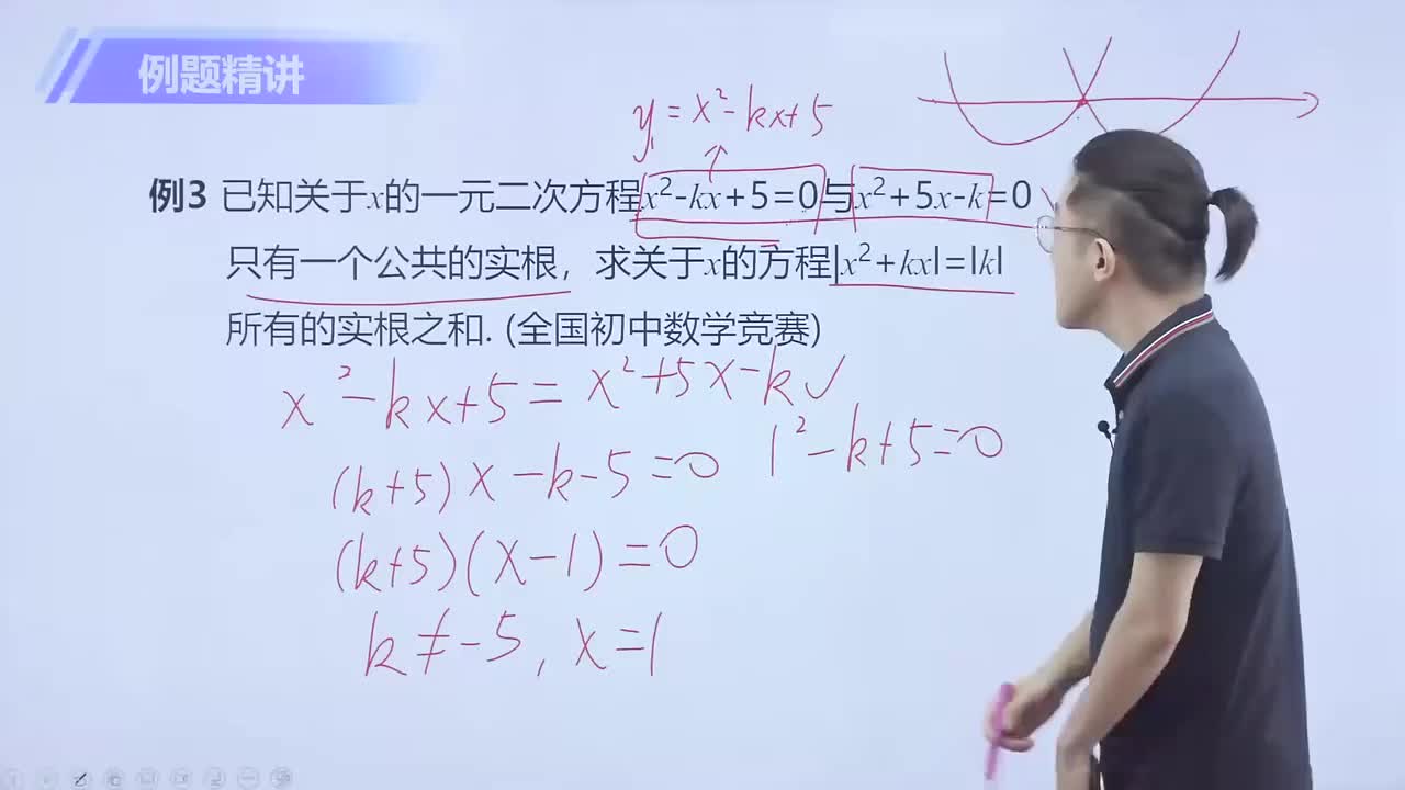 函数与一元二次方程 第4节