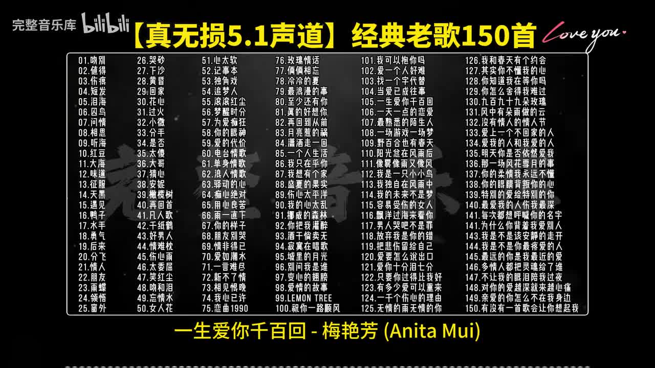 105.一生爱你千百回 - 梅艳芳