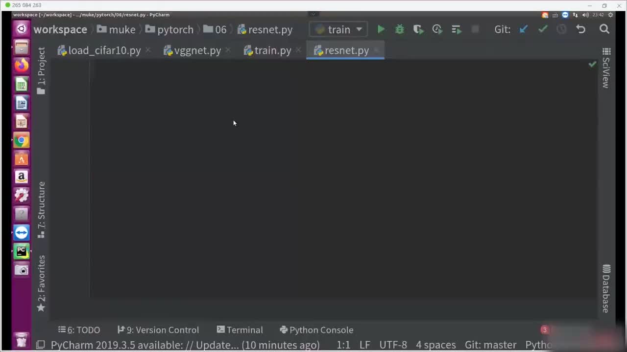 71.09.PyTorch搭建cifar10训练脚本搭建-ResNet结构（上）