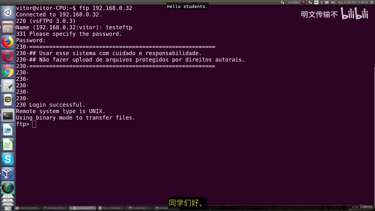 21_3 - FTP命令与图形客户端_By明文传输不