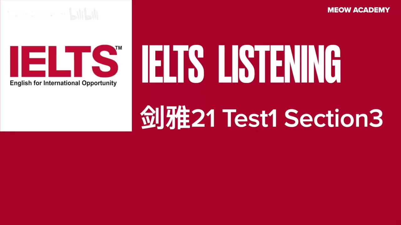 (NEW)剑雅21 Test1 Part3