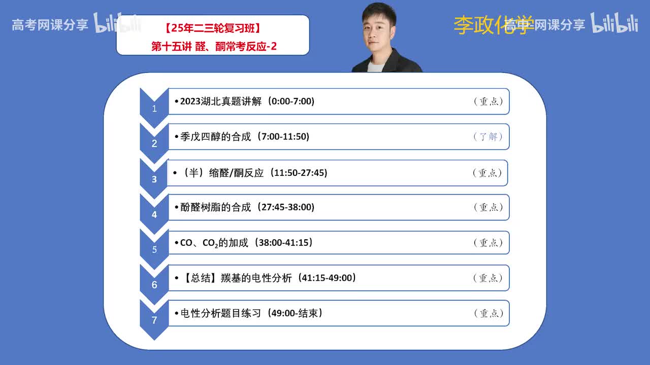 109.【寒假】第15讲 醛、酮常考反应-2(Av114698880025686,P109)