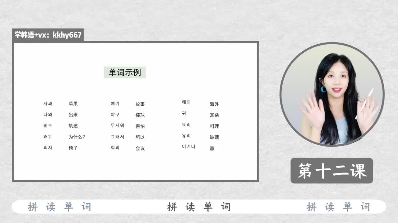 第十二课 单词拼读