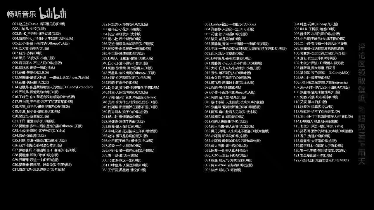 全中文车载DJ《122首》