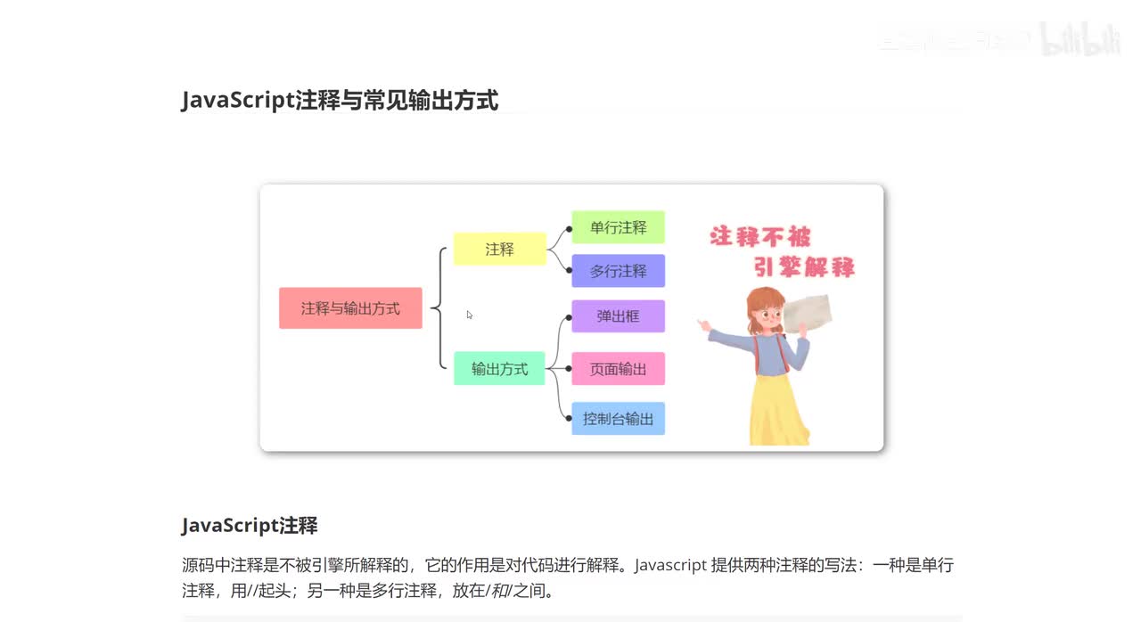 043_前端Web开发_JavaScript注释与常见输出方式