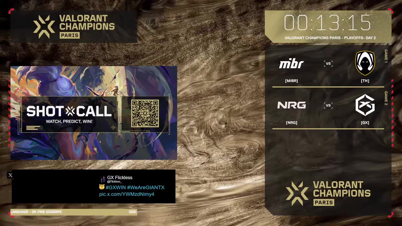 英｜D2｜TH vs MIBR - NRG vs GX