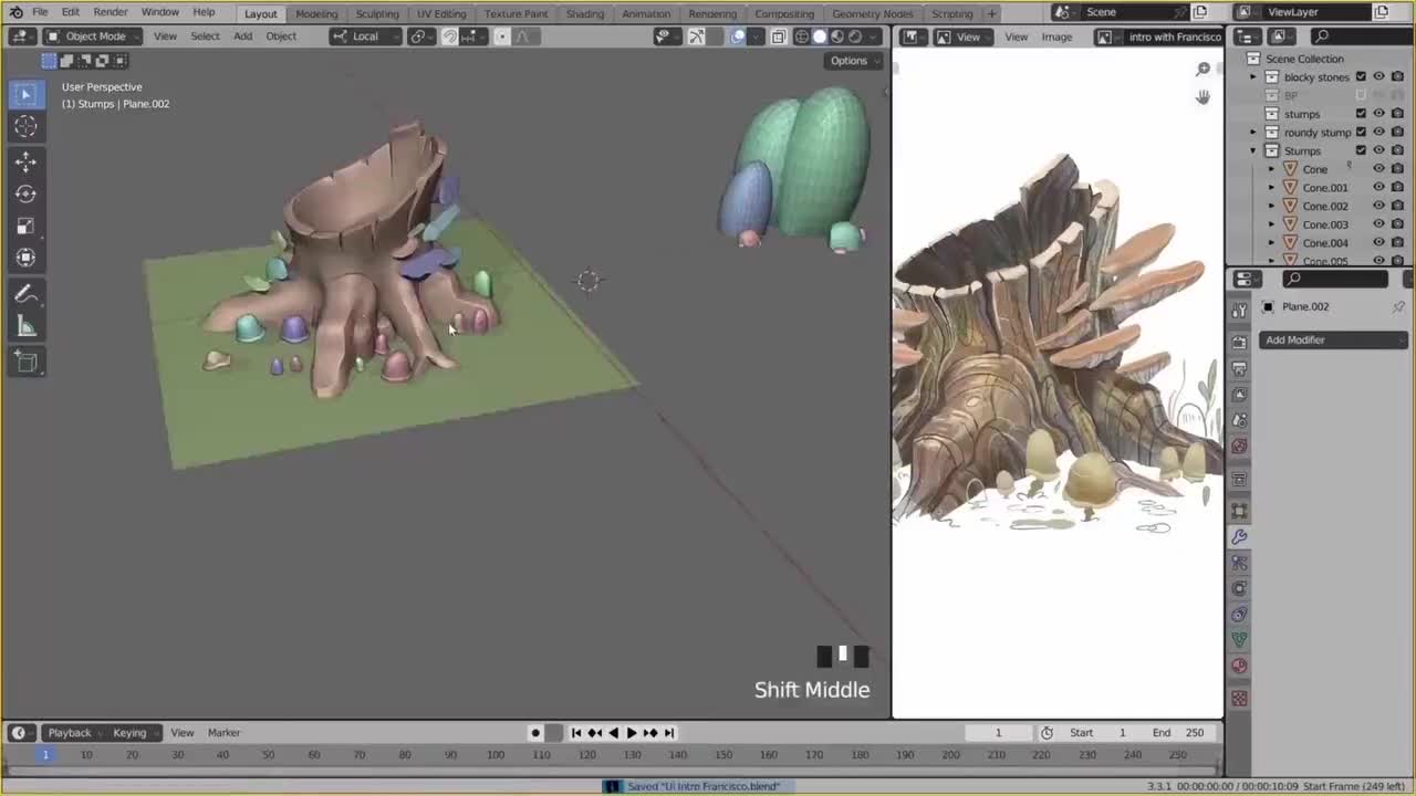 3 UV mapping process