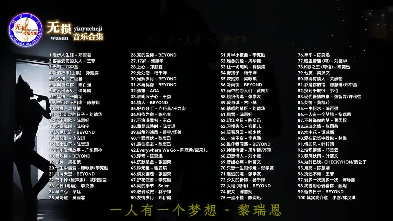 086. 一人有一个梦想 - 黎瑞恩