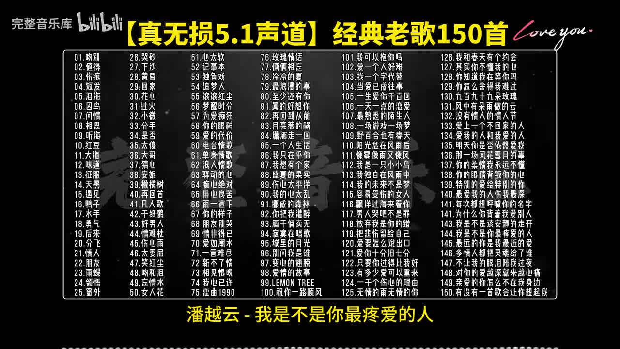144.潘越云 - 我是不是你最疼爱的人