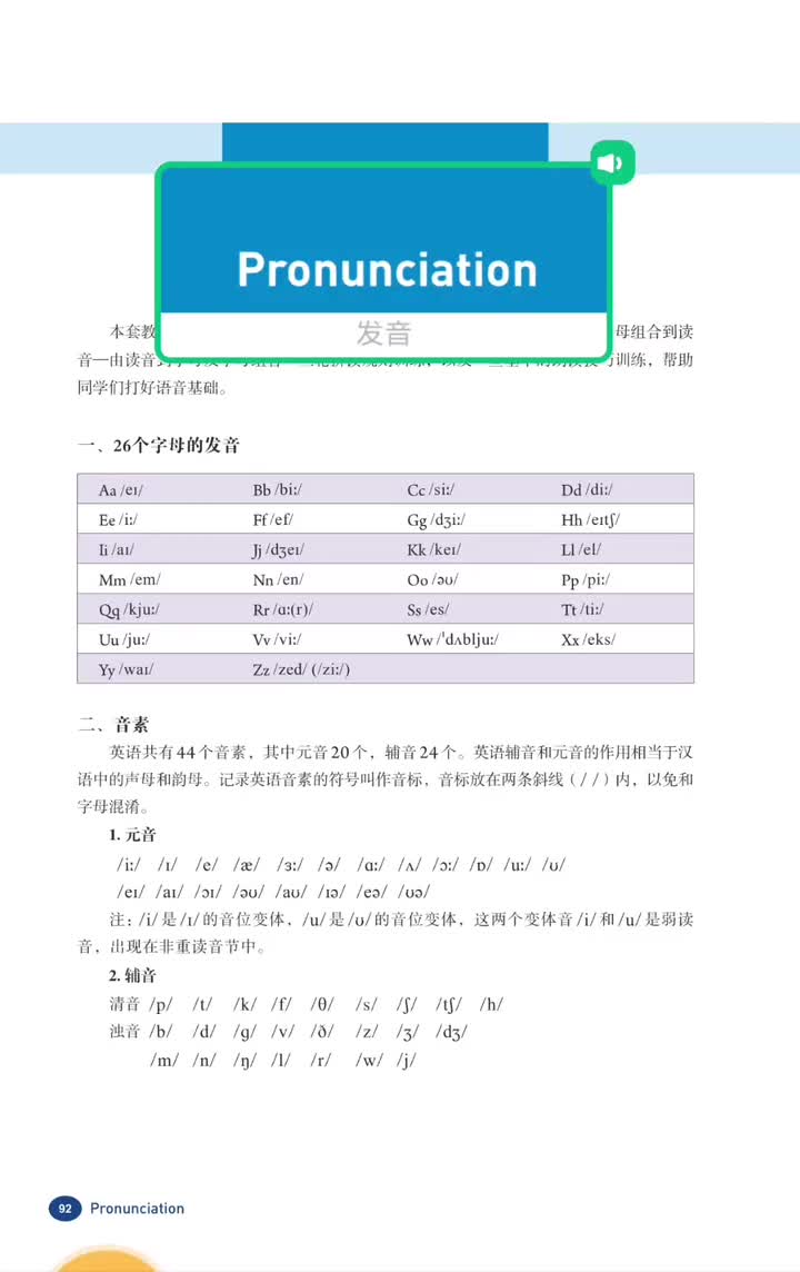 (p.92-p.94)发音