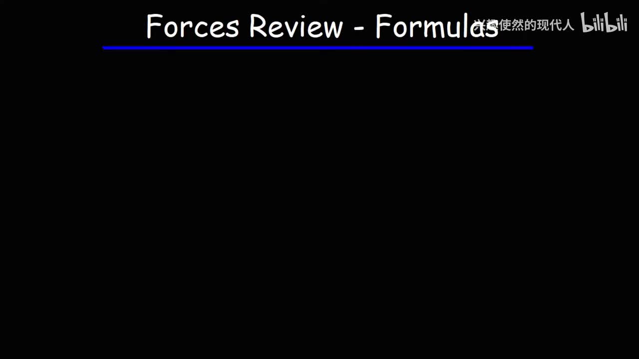 057 - 力的公式 - 静摩擦力、动摩擦力、法向力、张力 - 受力分析图