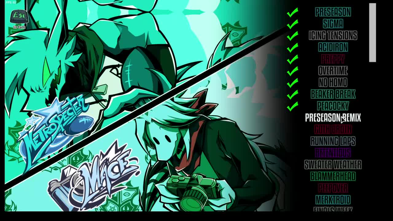 学院week 10 PRESEASON REMIX(METRO VS MACE)