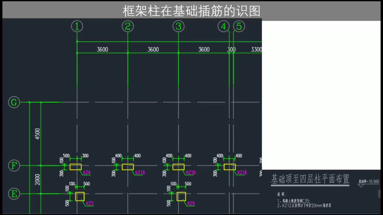 第二章：柱结构篇-第二章第3节：框架柱在基础插筋的识图(2)