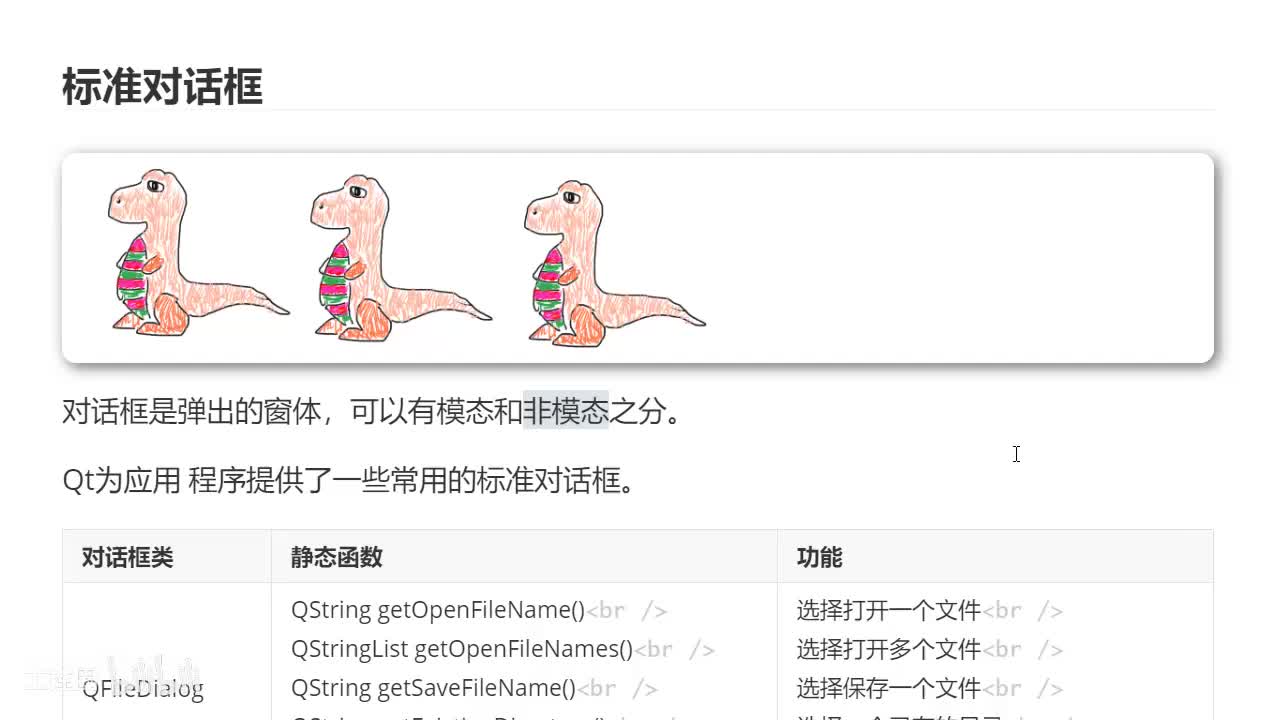 31 qt标准对话框