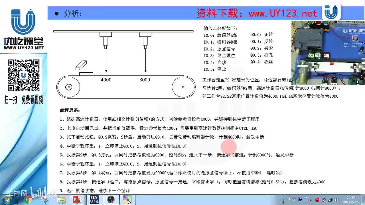 173.编码器定位应用案例-程序编写