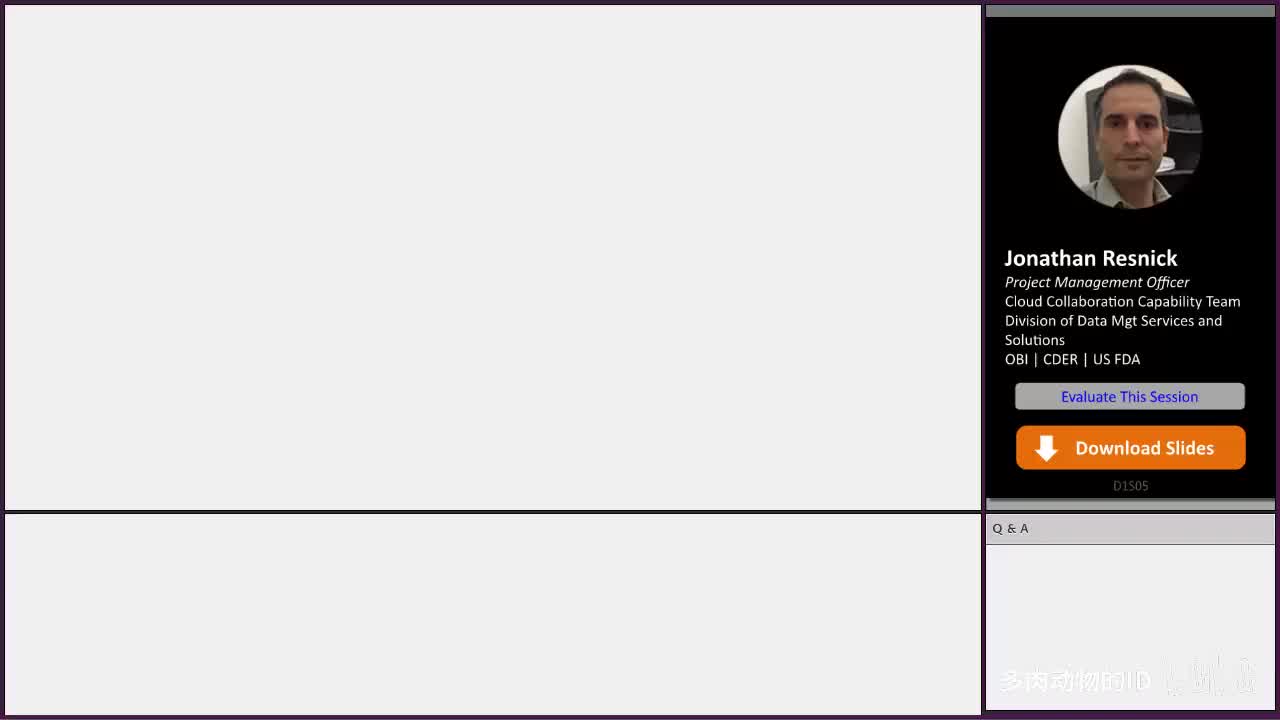D1S05 Managing Electronic Drug Master File Submissions