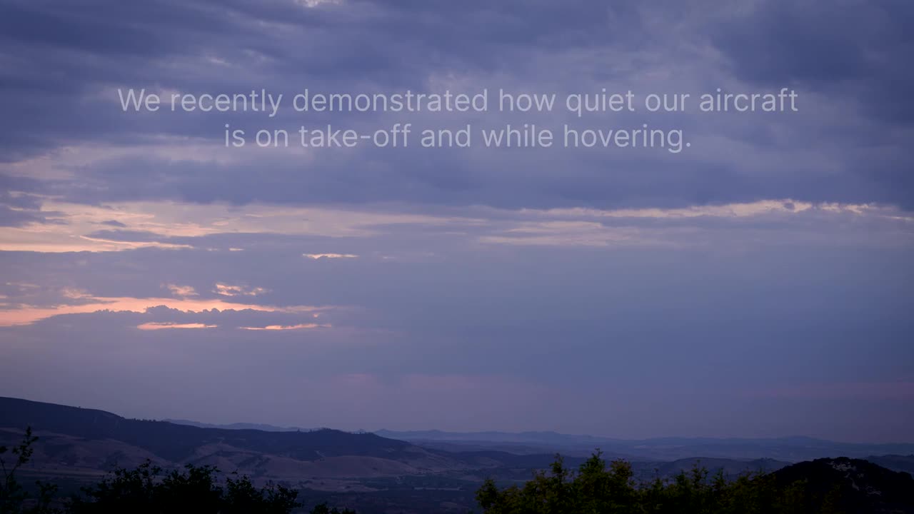 joby飞机在飞行时有多安静