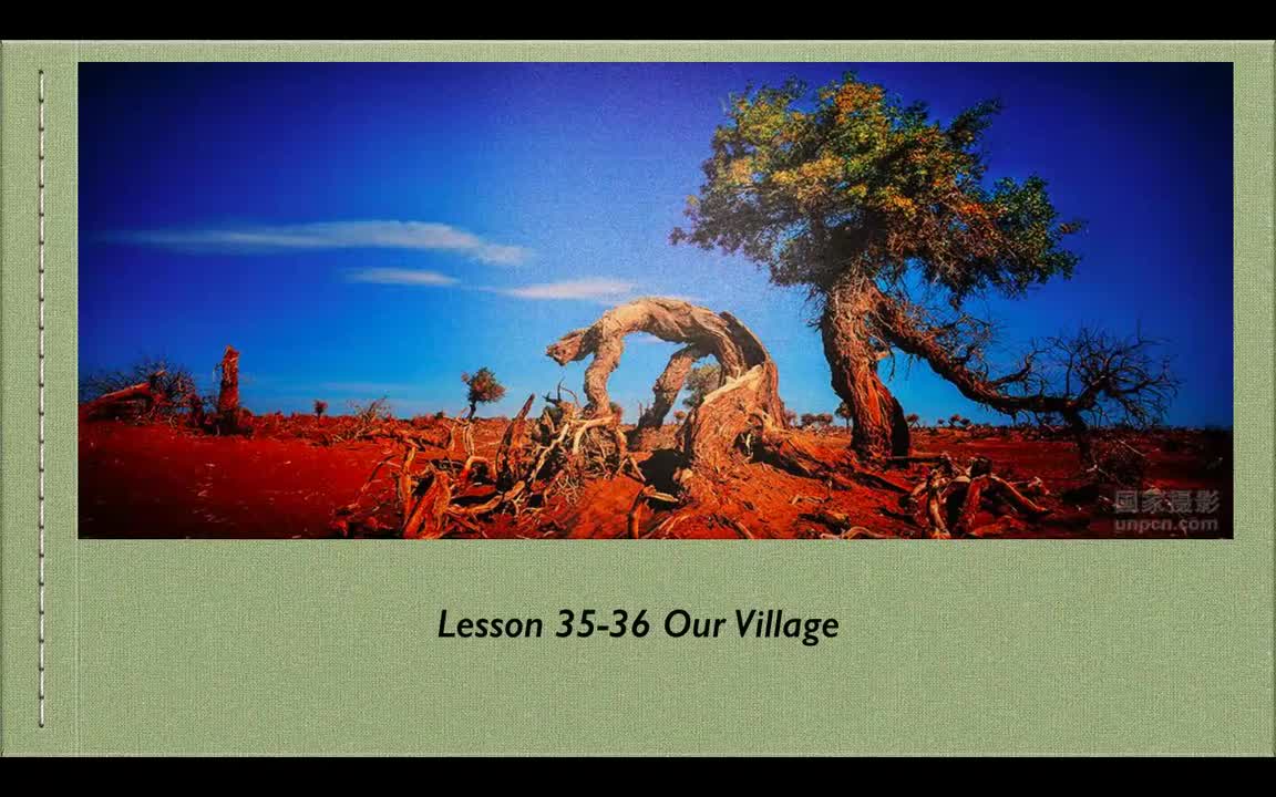 Lesson35-36 Our village