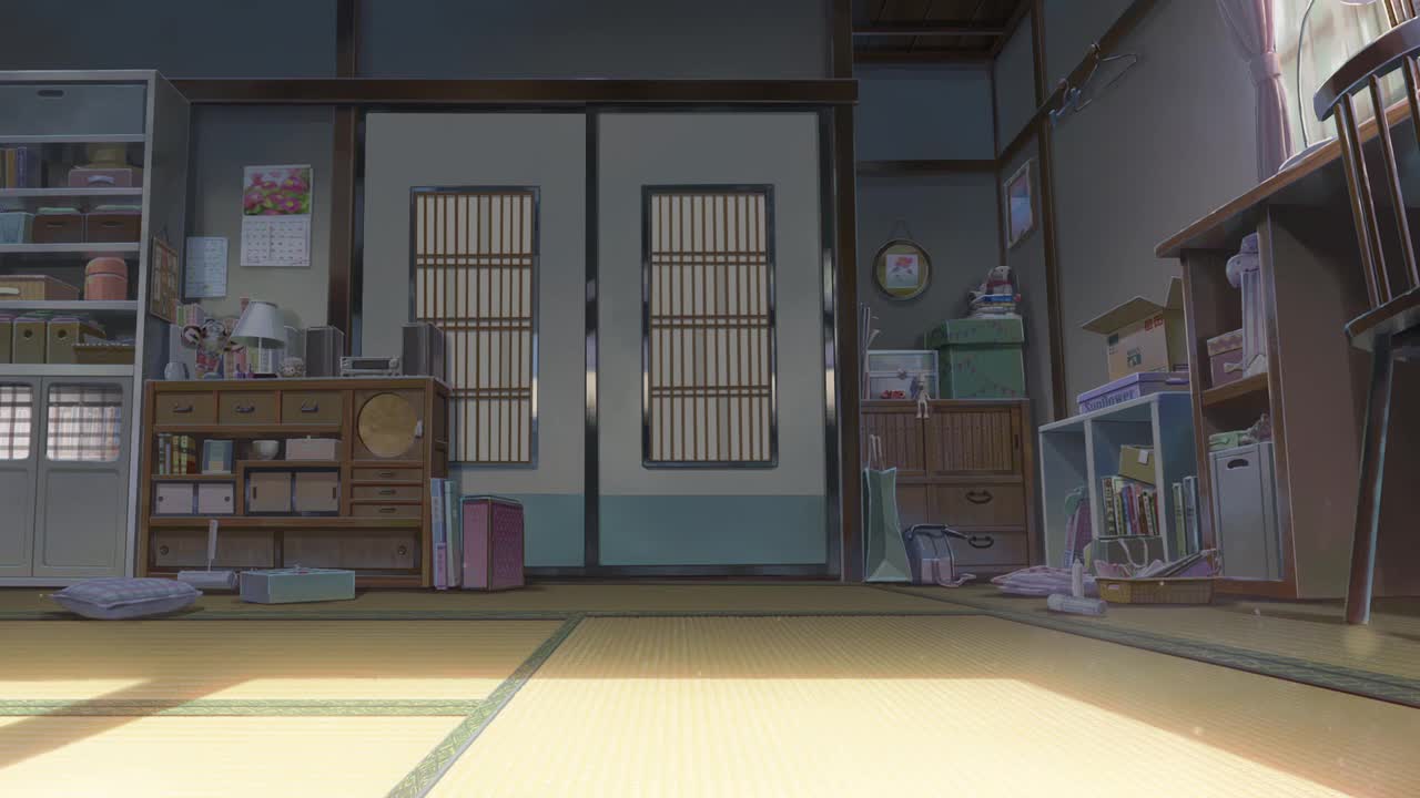 女主进房间开门