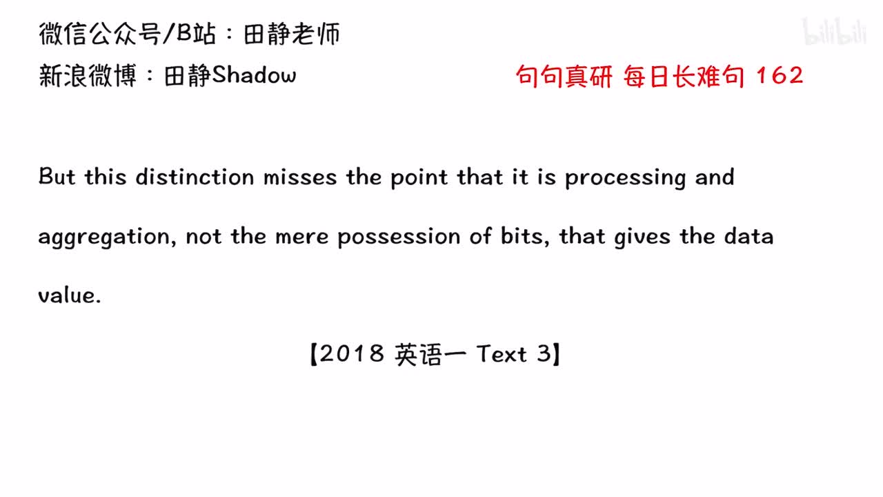 162 每日长难句 句句真研 2018英一T3