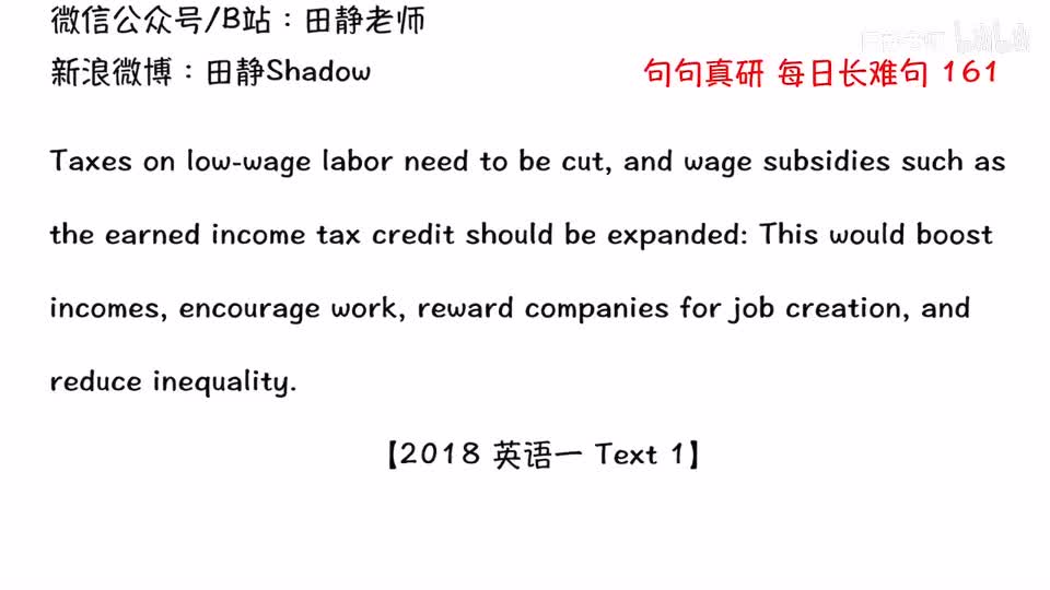 161 每日长难句 句句真研 2018英一T1