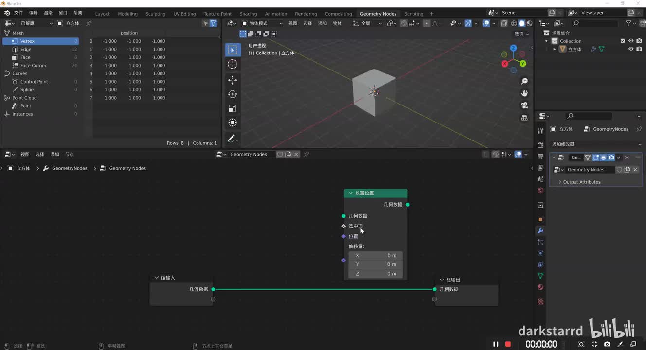 几何数据 设置位置 Set Position