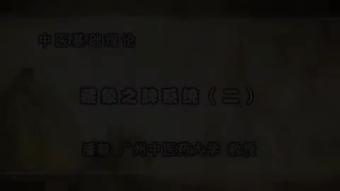 第36讲 藏象之脾系统（二）