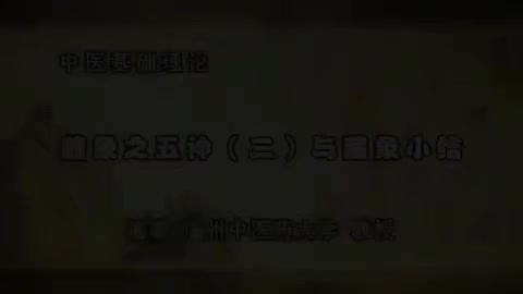 第59讲 藏象之五神（二）与藏象小结