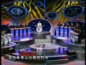 顺境VS逆境更有利于人的成长 2003国际大专辩论会